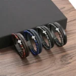 Bracelet avec croix homme 1