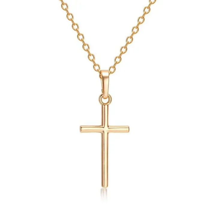 Collier long croix 6