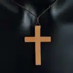 Collier croix bois 4