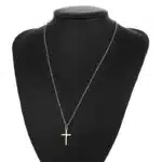 Collier long croix 4