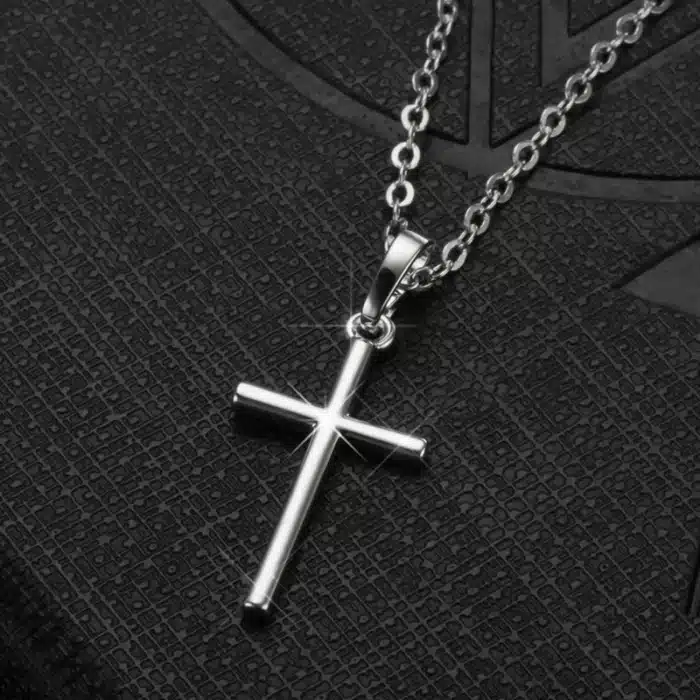 Collier long croix 2