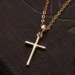 Collier long croix 3