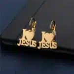 Boucles d’oreilles “J’aime Jésus” 2