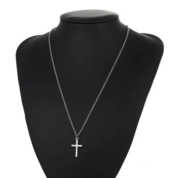 Collier long croix 5