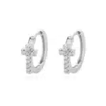 Boucles d’oreilles croix vintage 6