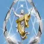 Collier cristal Jésus 4