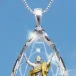Collier cristal Jésus 2