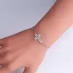 Collier croix cuivre 13