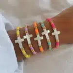 Bracelet croix coquillage 3