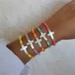 Bracelet croix coquillage 1