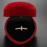 Bague croix or femme 11