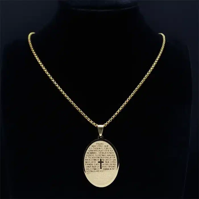 Collier gravé “Padre Nuestro” 5