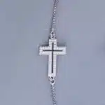 Collier croix cuivre 12