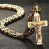 Collier long croix de Jésus