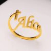 Bague croix personnalisable