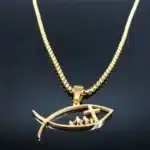 Collie pendentif Ichthus 3
