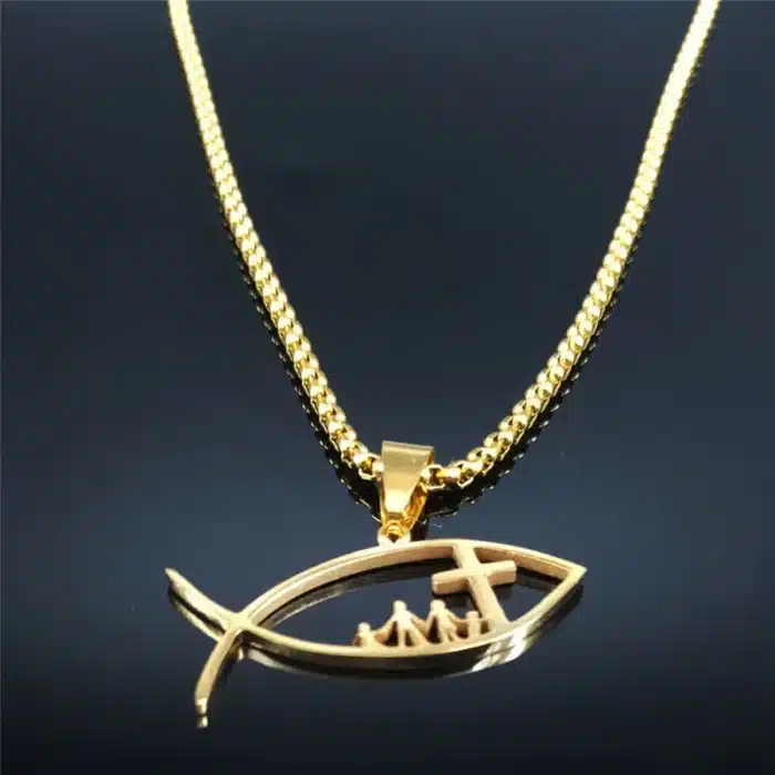 Collie pendentif Ichthus 3