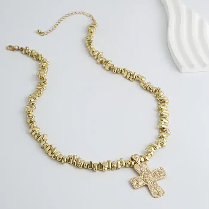 Chaine religieuse grande croix 12