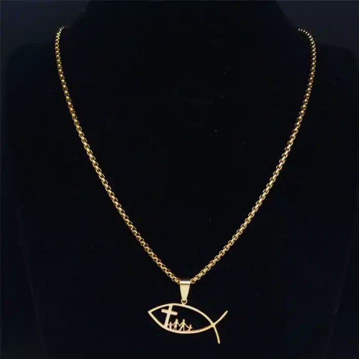 Collie pendentif Ichthus 1
