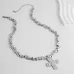 Chaine religieuse grande croix 14