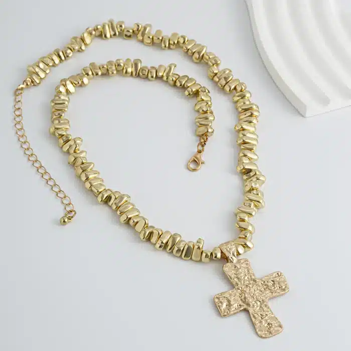 Chaine religieuse grande croix 11