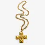 Collier pendentif plaqué or 7