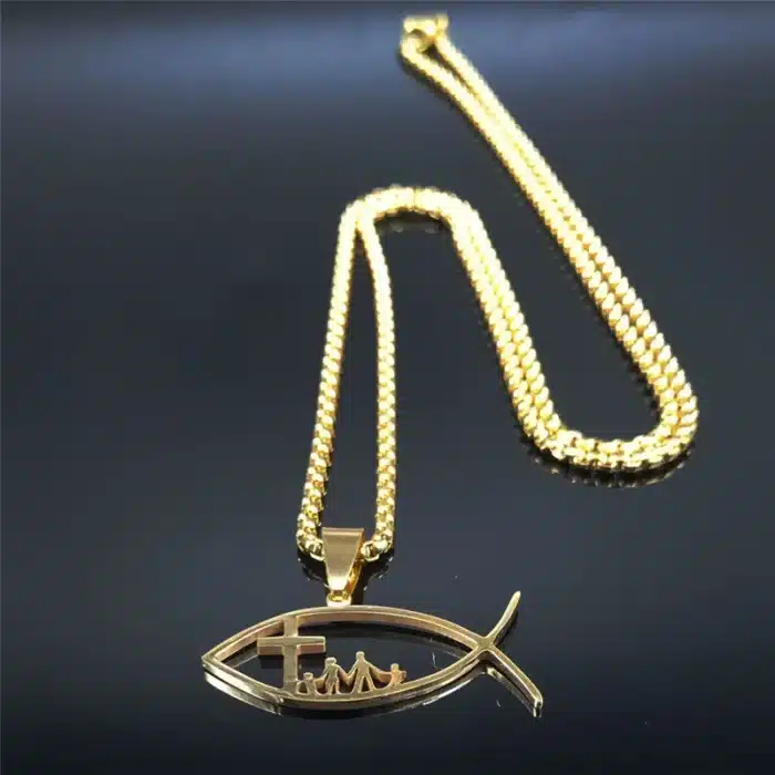 Collie pendentif Ichthus 2