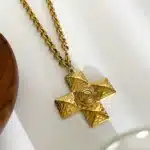 Collier pendentif plaqué or 5