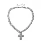 Chaine religieuse grande croix 6