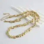 Double chaine religieuse grande croix 16
