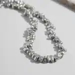 Double chaine religieuse grande croix 18