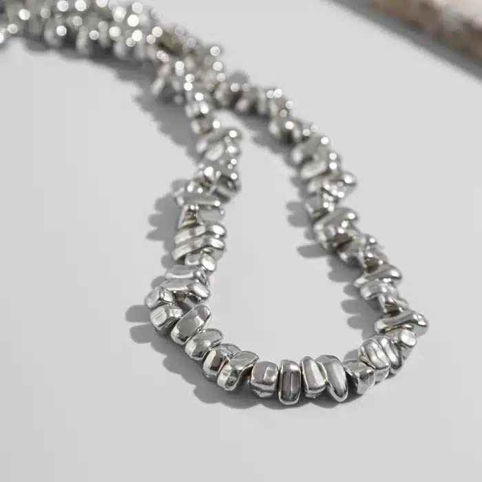 Double chaine religieuse grande croix 18