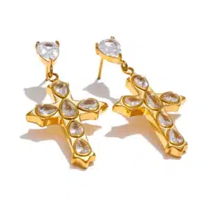 Pendants d'oreilles catholique 7
