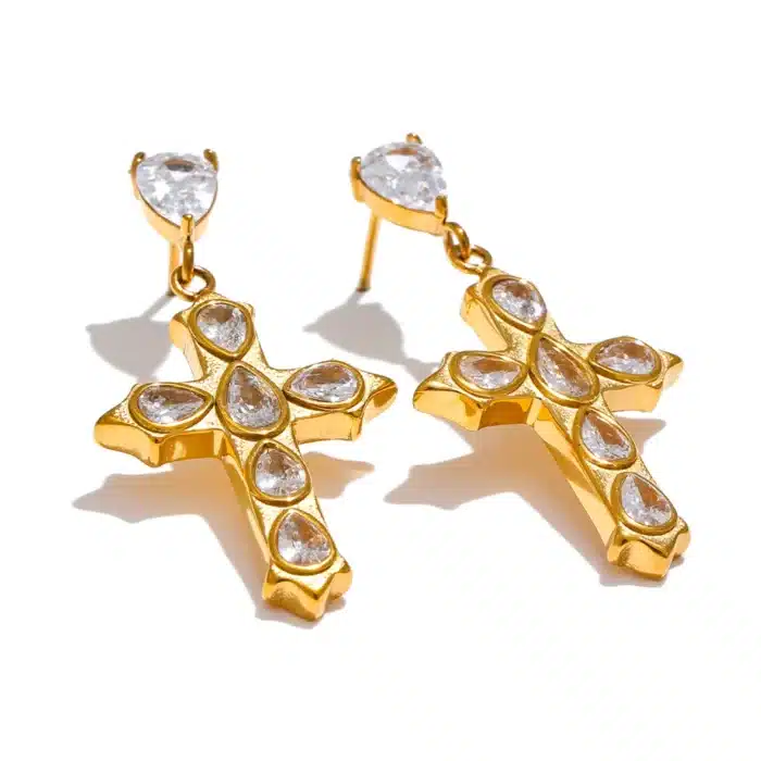 Pendants d'oreilles catholique 7