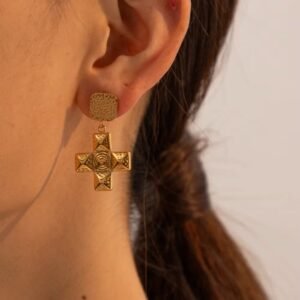 Boucles d'oreilles plaquées or