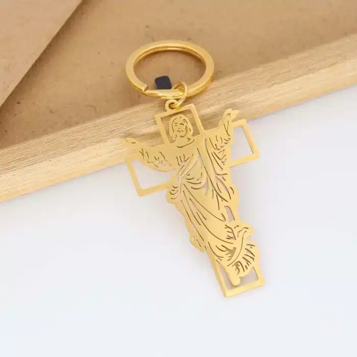 Porte-clés évidé Jésus évidée 5