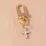 Porte-clés croix cadenas 2