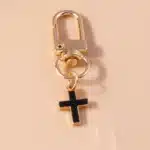 Porte-clés croix cadenas 4