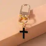 Porte-clés croix cadenas 5