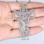 Porte-clés évidé Jésus évidée 2
