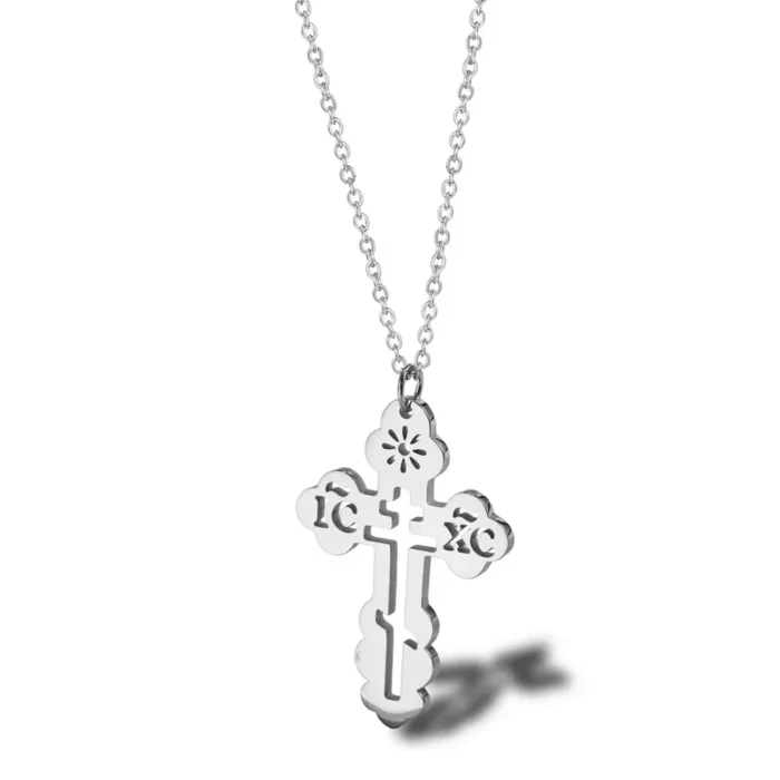 Colliers pendentif croix orthodoxe 5