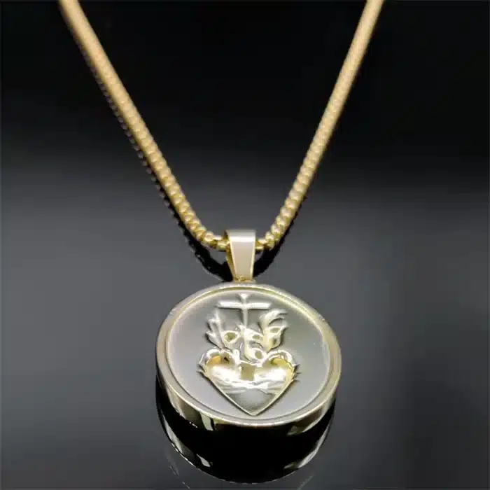 Collier vintage du Sacré-Cœur 4