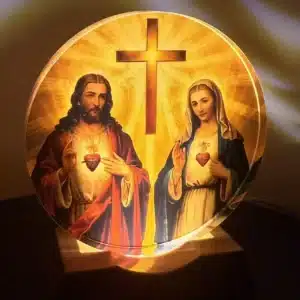 Veilleuse jésus et vierge marie 1