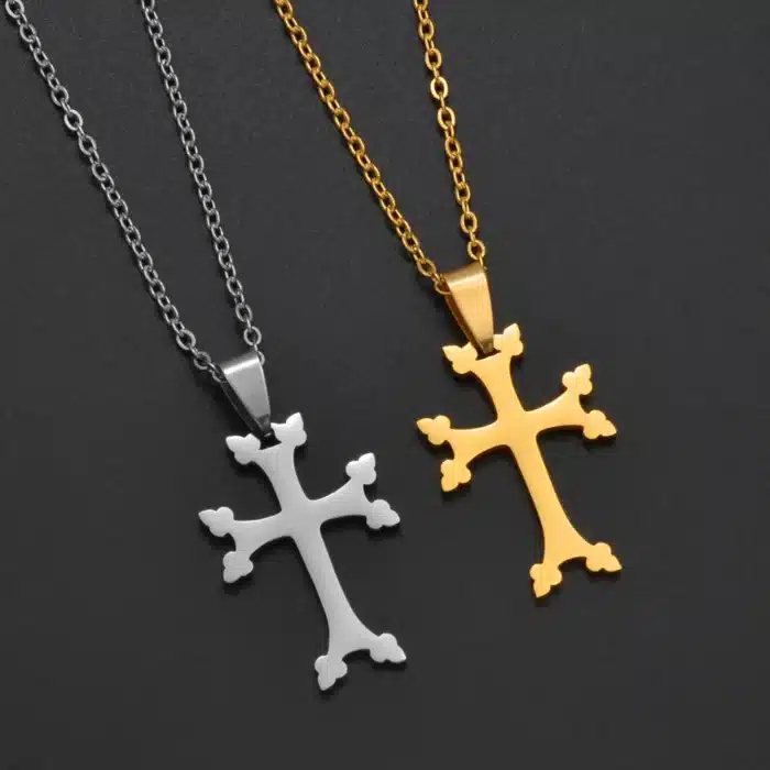 Collier croix arménienne 5