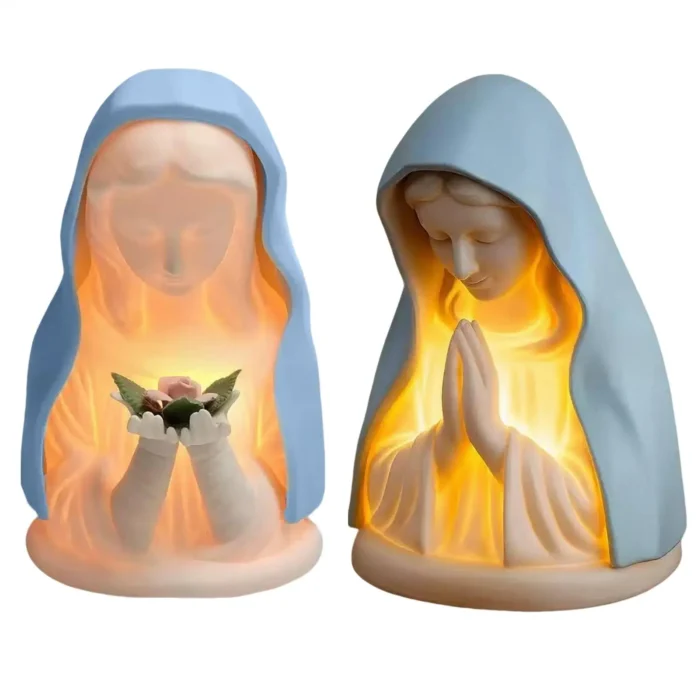Veilleuse sculpture Vierge Marie 2