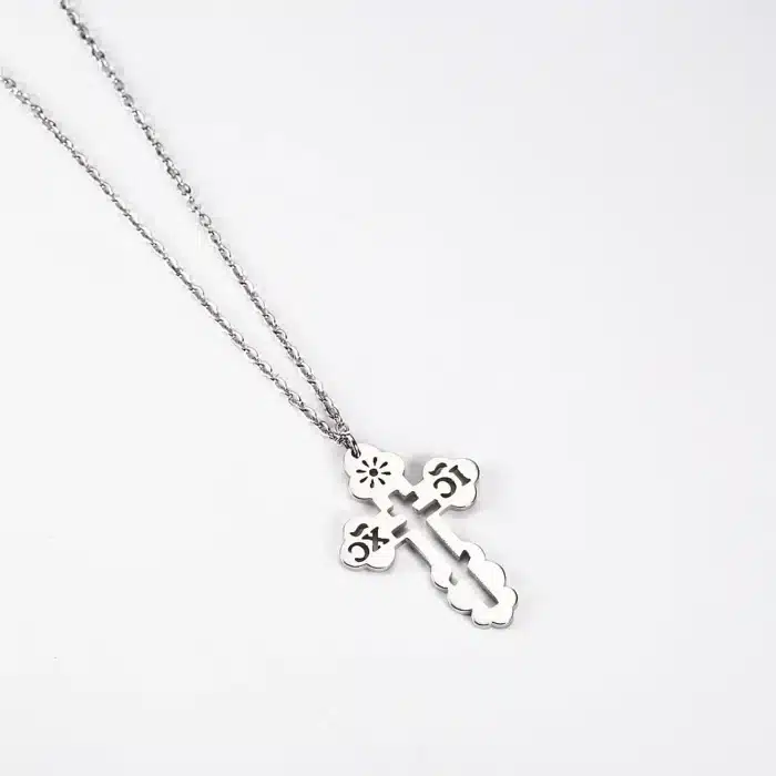 Colliers pendentif croix orthodoxe 6