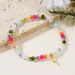 Bracelet multicolore baptême 7