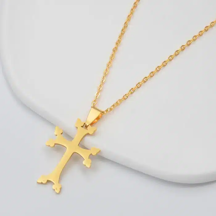 Collier croix arménienne 3