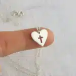 Collier cœur évidé 2