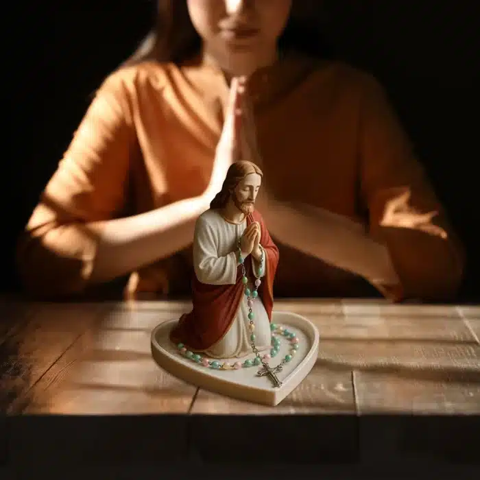 Statuette de chapelet vierge marie 3